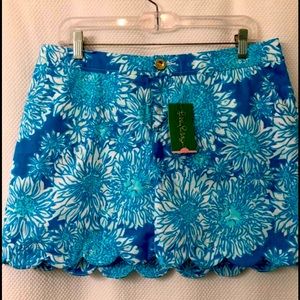 Lilly Pulitzer Collette skort. Sz10 New w tags!